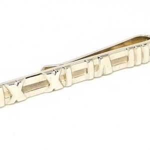 Authentic Tiffany Tie Bar Tie Clip Atlas SV 925